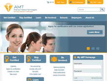 Tablet Screenshot of americanmedtech.org